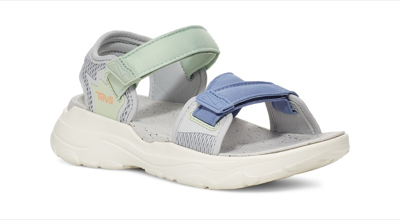 Teva White & Light Blue Sandals Teva Original Universal Women main image 3