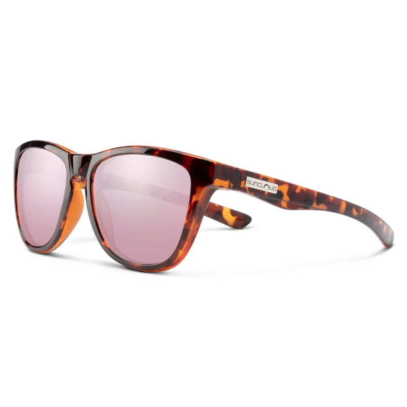 SunCloud  Topsail Tortoise/Polarized Pink Gold Mirror