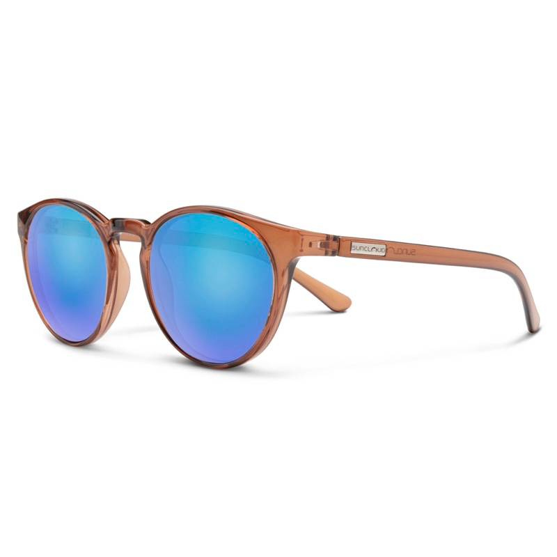 SunCloud Metric 204202 - Transparent Brown/Polarized Blue Mirror