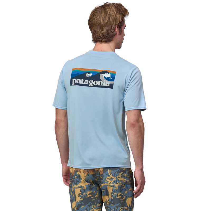 Patagonia 45355 Ms Short Sleeve Cap Cool Daily Graphic Shirt - Waters
