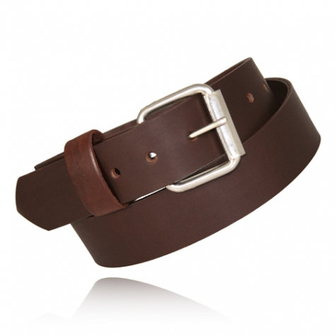 Boston Leather - 18225 Brown Full Grain Strait Edge 1.5in