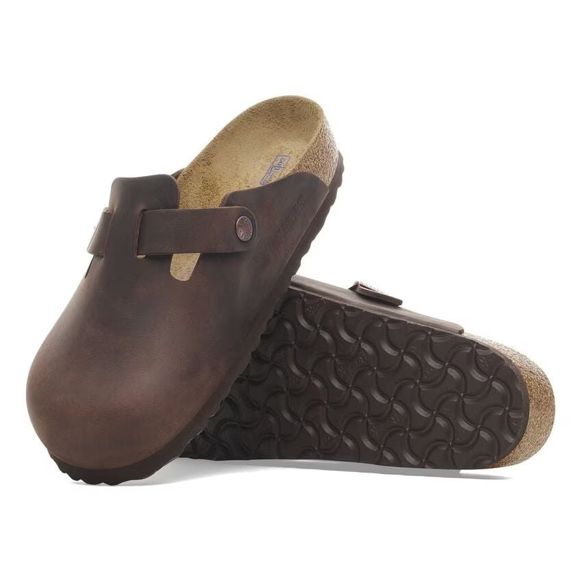 Birkenstock Boston Soft Footbed - Habana Oiled Leather 159711/3