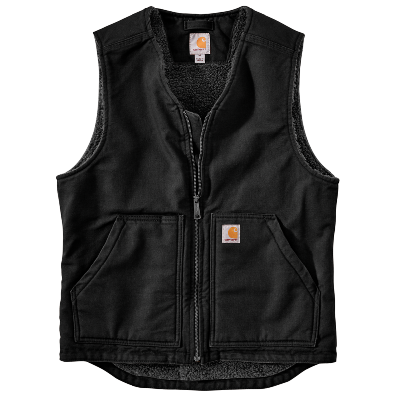 Carhartt 104394 Ms Washed Duck Sherpa Lined Vest