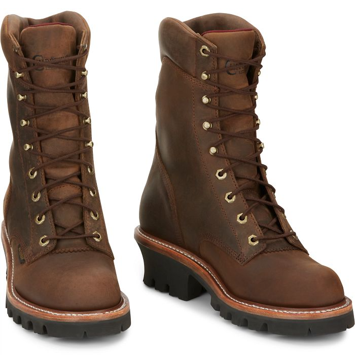 Chippewa 59406 Super DNA 9in,WP Logger Brown