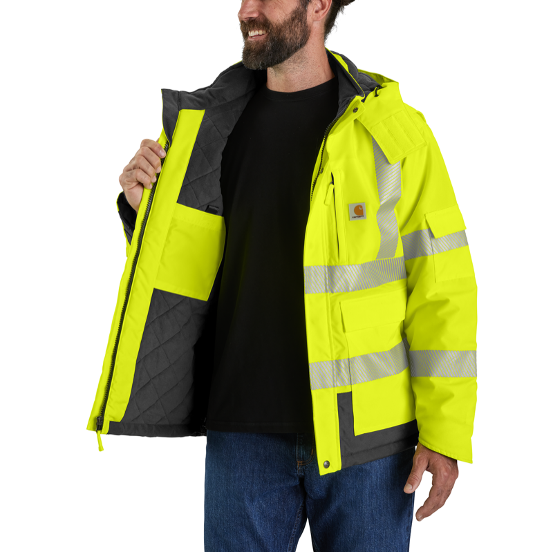 Carhartt 106694 HiVis Waterproof Insulated Class 3 Jacket