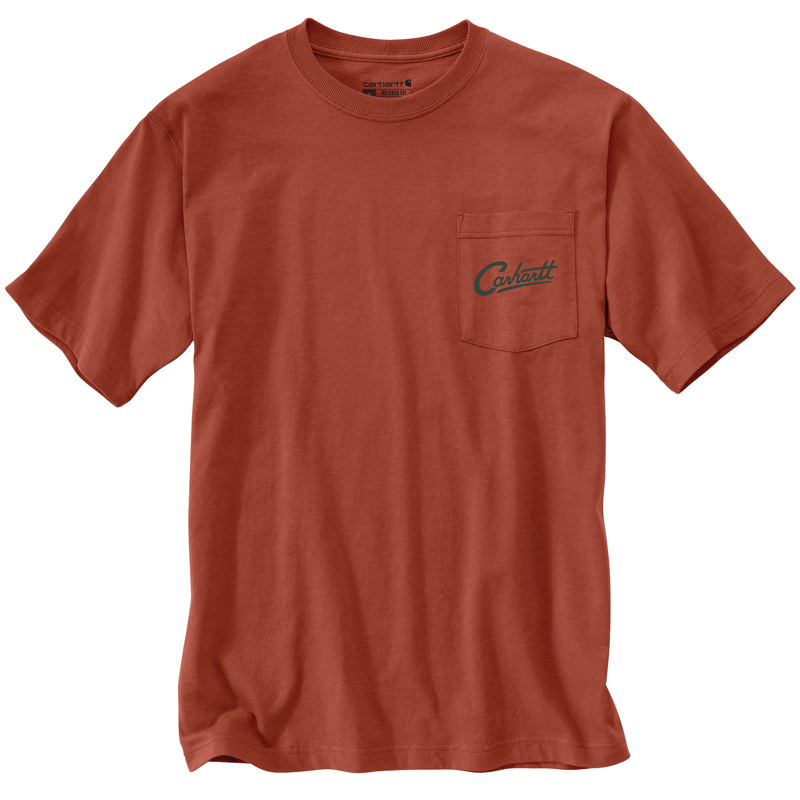 Carhartt 106777 M Rlxdft LW Sht Slv Camp Grphc Tshirt