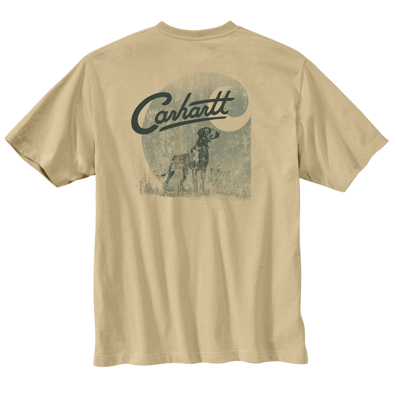 Carhartt 106778 M Rlxdft LW Sht Slv Dog Grphc Tshirt