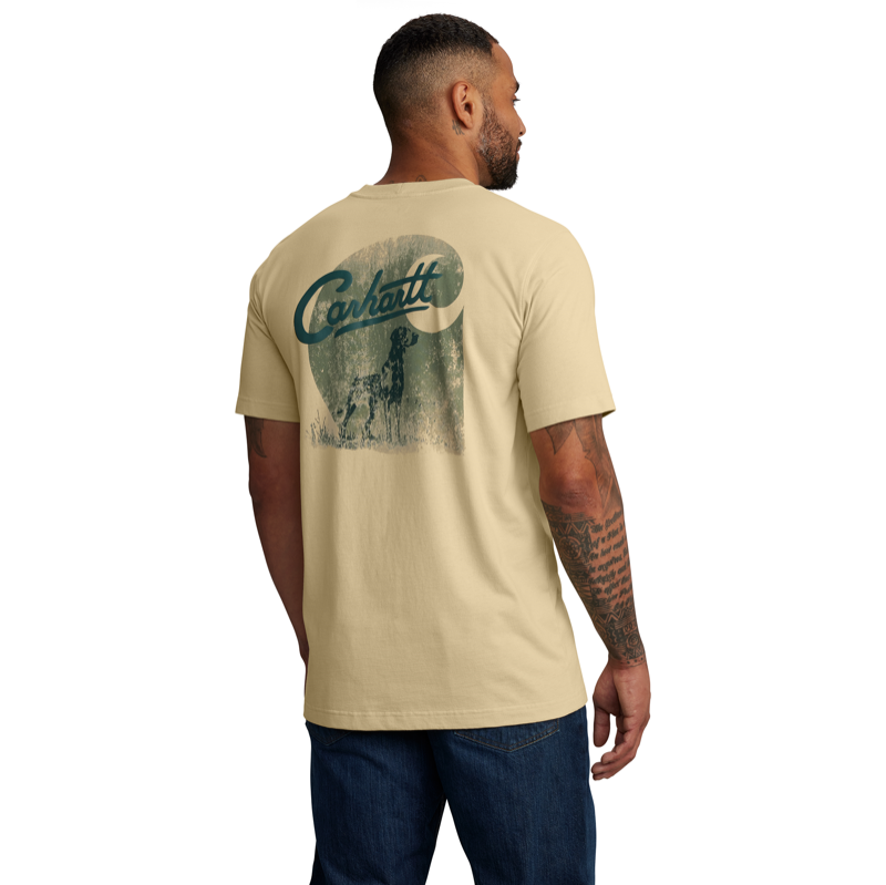 Carhartt 106778 M Rlxdft LW Sht Slv Dog Grphc Tshirt