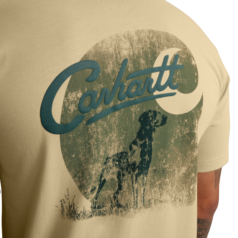 Carhartt 106778 M Rlxdft LW Sht Slv Dog Grphc Tshirt