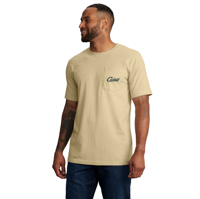 Carhartt 106778 M Rlxdft LW Sht Slv Dog Grphc Tshirt