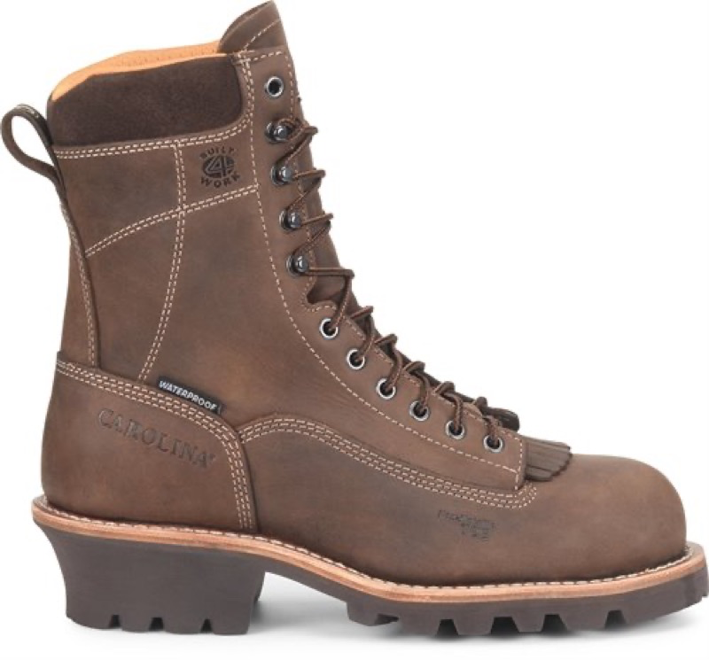Carolina CA7522 Men's 8in Waterproof Composite Lace-to-Toe Logger