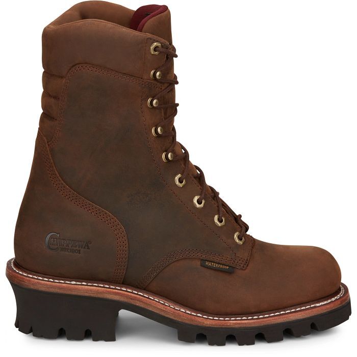 Chippewa 59408 Super DNA 9in,WP,400g Logger Brown