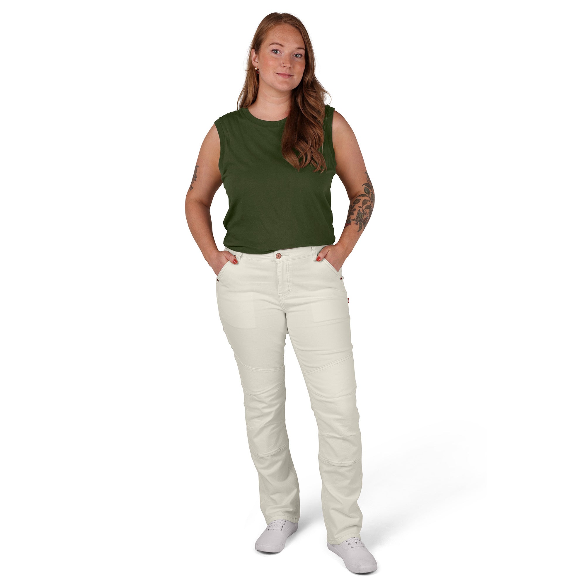 Dovetail DWS24P2C/100 GO TO Pants - White