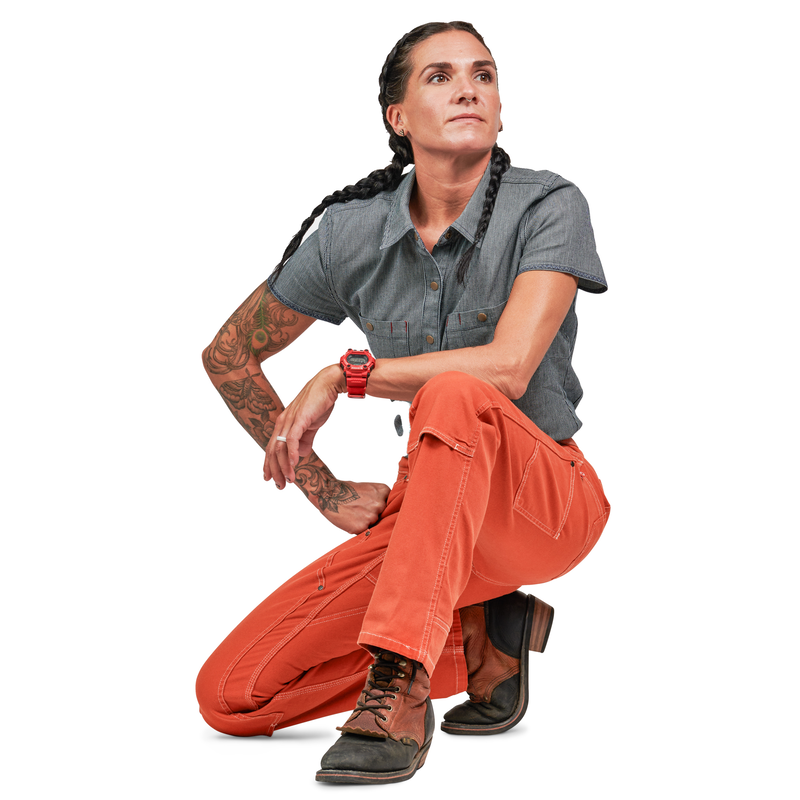 Dovetail DWS24P4C-809 Anna Task Pant - Paprika