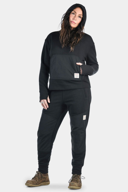 Dovetail Flagger Fleece Work Pant - Black - KP1-001