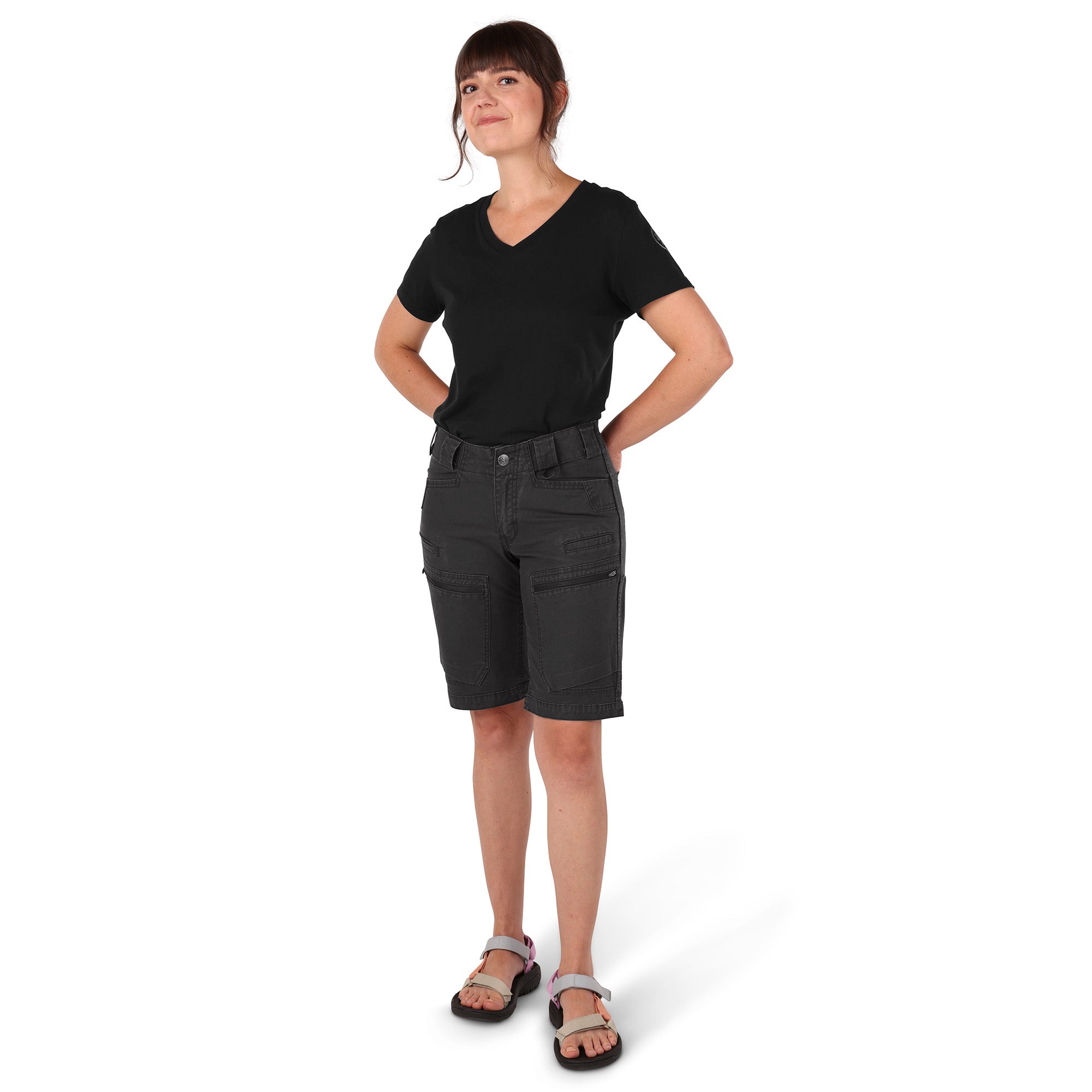 Dovetail Provisions Cargo Short - Faded Black - DWS25C3R-001