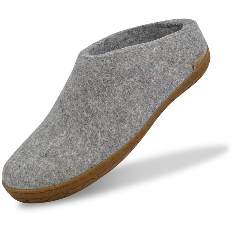 Glerups BR-01 Grey Slip-On W/ Natural Rubber Sole