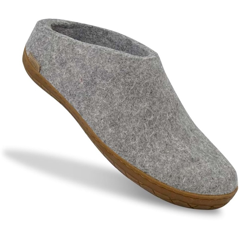 Glerups BR-01 Grey Slip-On W/ Natural Rubber Sole