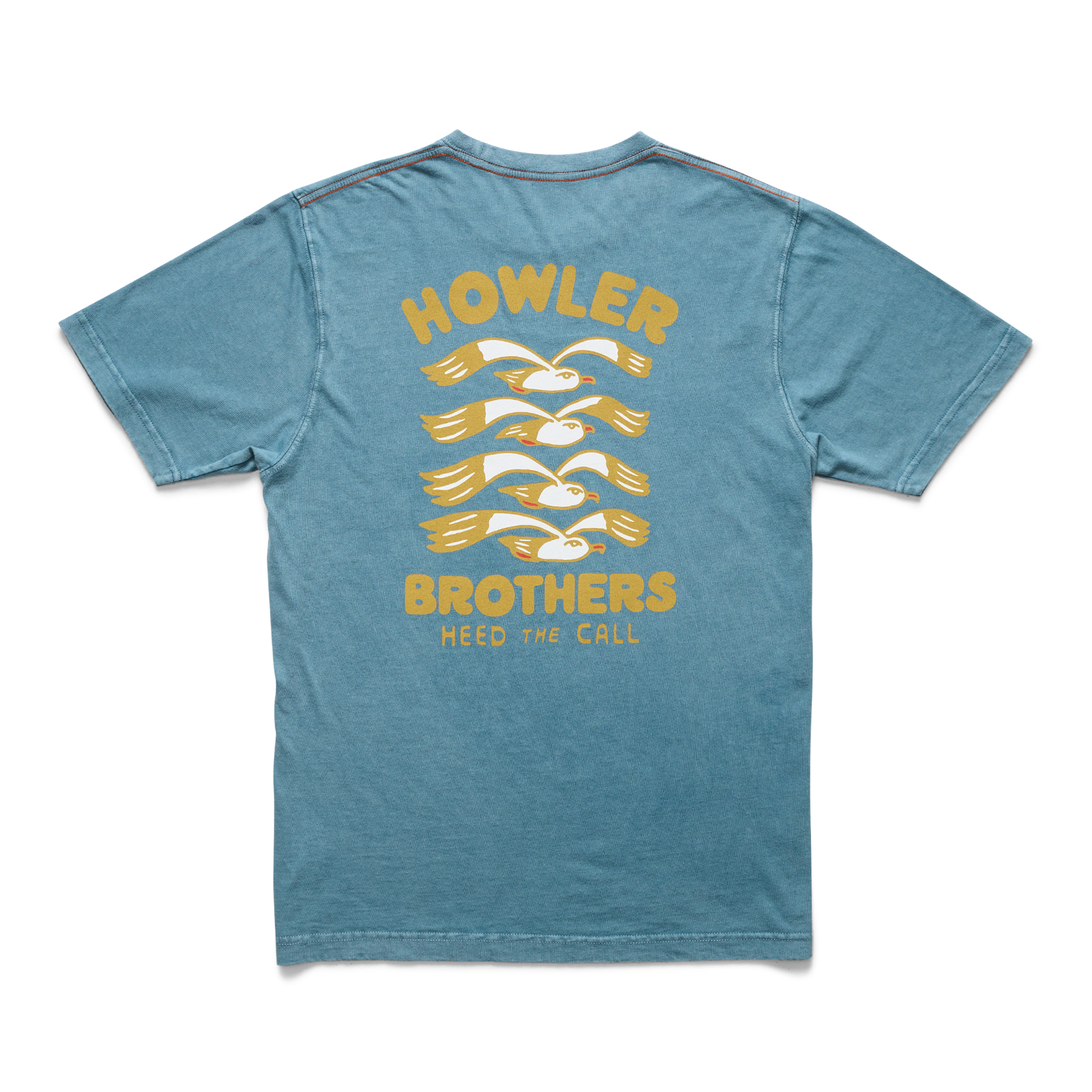 Howler Bros 111325S-STO - Cotton T-Shirt - Flocka Seagulls : Storm