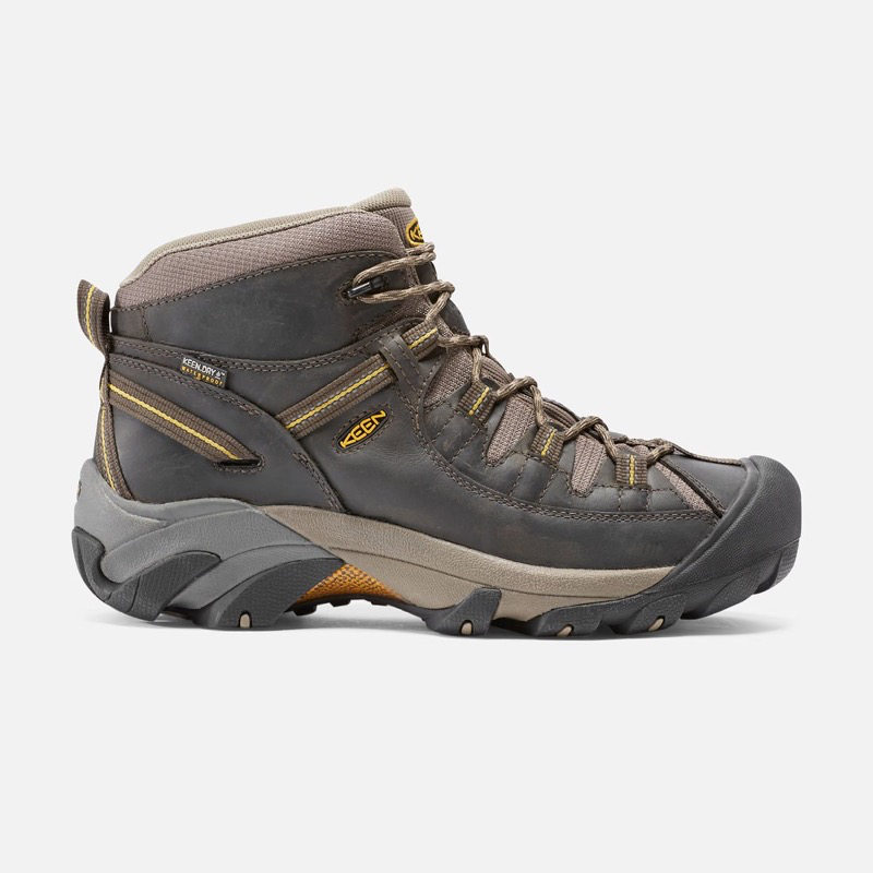 Kenn Men's Targhee II Mid WP - 1002375 - Black olive/Yellow