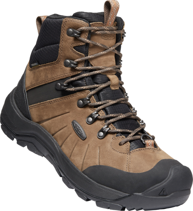 Keen 1024136 Men's Revel IV Mid Polar Dark earth/Caramle cafe