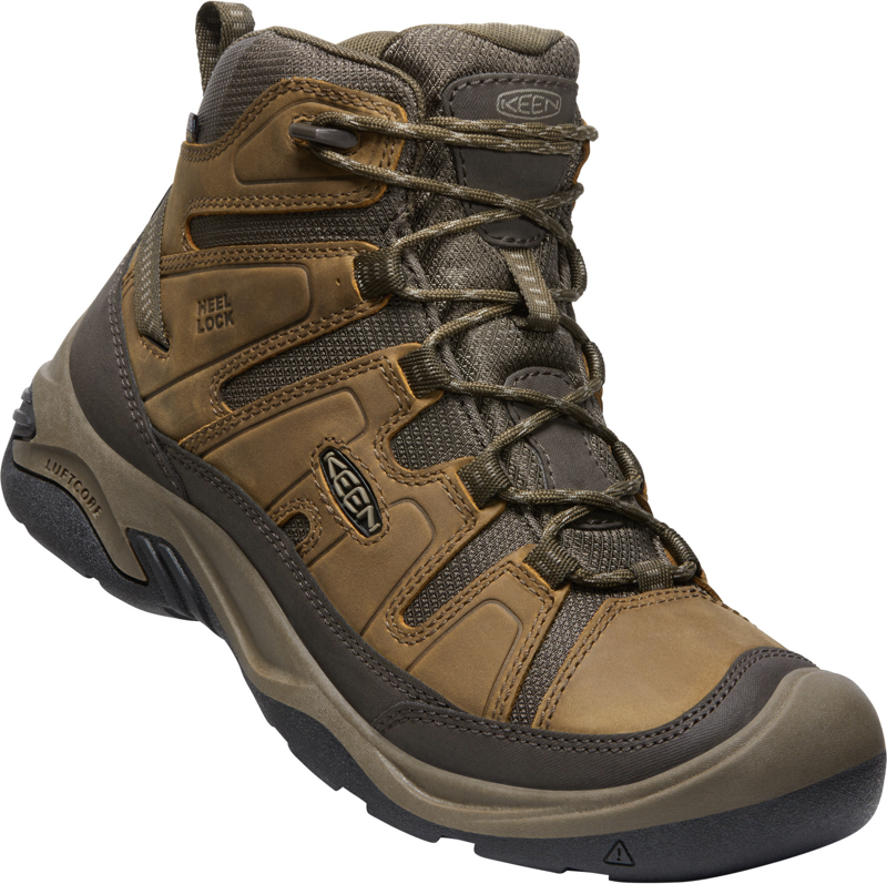 Keen Men's Circadia Mid WP - 1026769 - Bison/Brindle