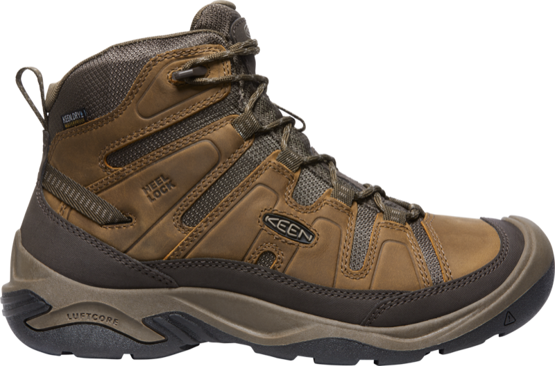 Keen Men's Circadia Mid WP - 1026769 - Bison/Brindle