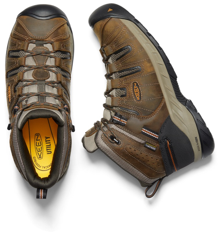 Keen Utility 1025613 Men's Flint II MID WP SOFT TOE - OLIVE/BRINDLE