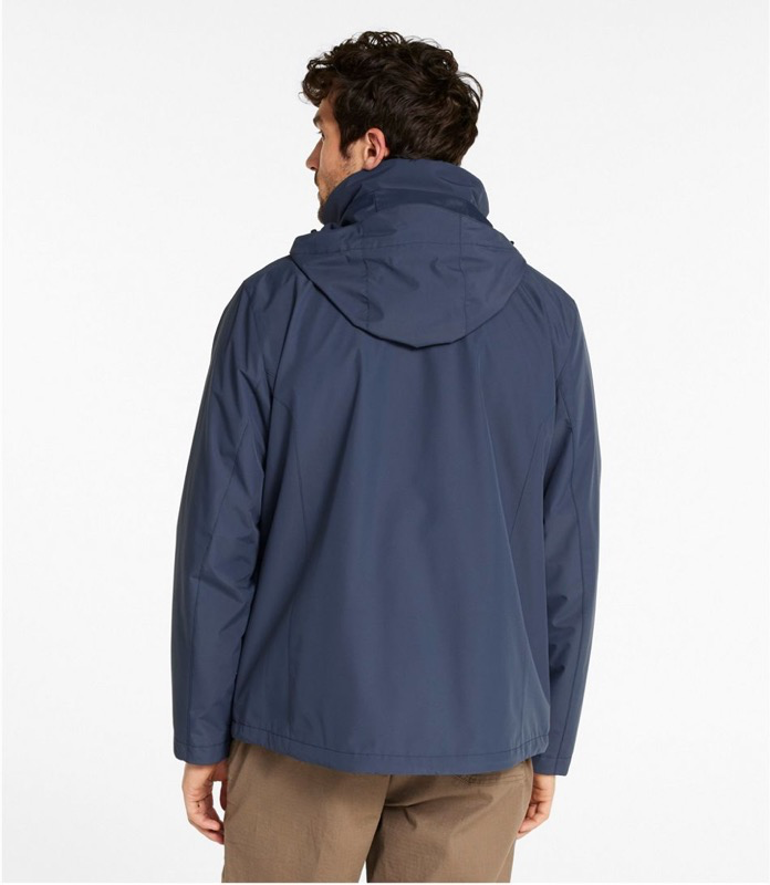 LL Bean 501838 Mens Bean Sweater Fleece 3 in 1 Jacket