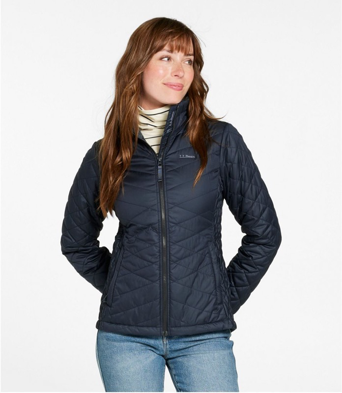 LL Bean 510339 Wmns Fleece lined Primaloft Jacket