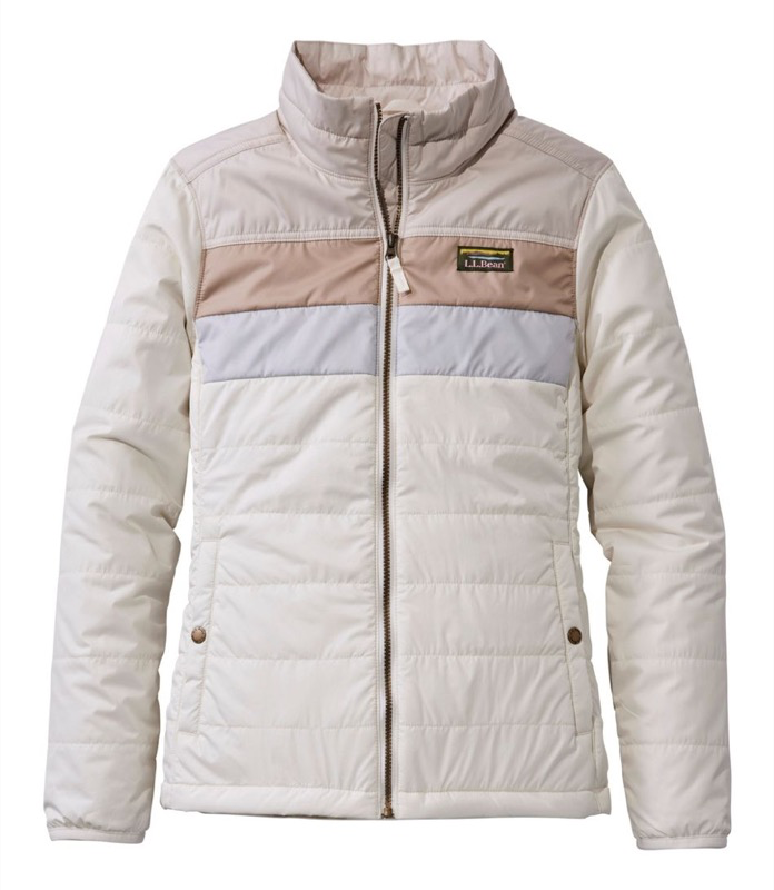 LL Bean 512395 Wmns Mtn Classic Puffer Jacket Color Blocked
