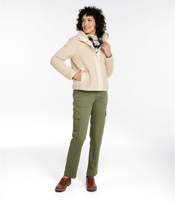 LL Bean 515832 Bean's Wmns Sherpa Fleece Jacket