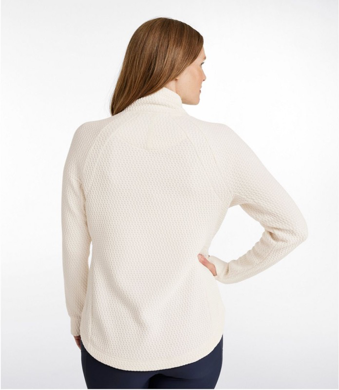 LL Bean 520418 Wmns Ridgeknit Crossneck Pullover