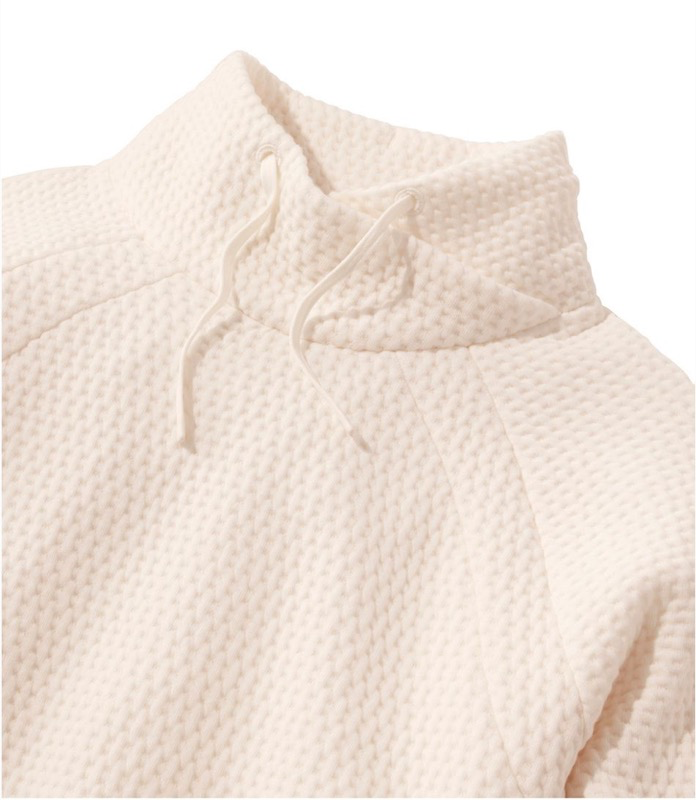 LL Bean 520418 Wmns Ridgeknit Crossneck Pullover