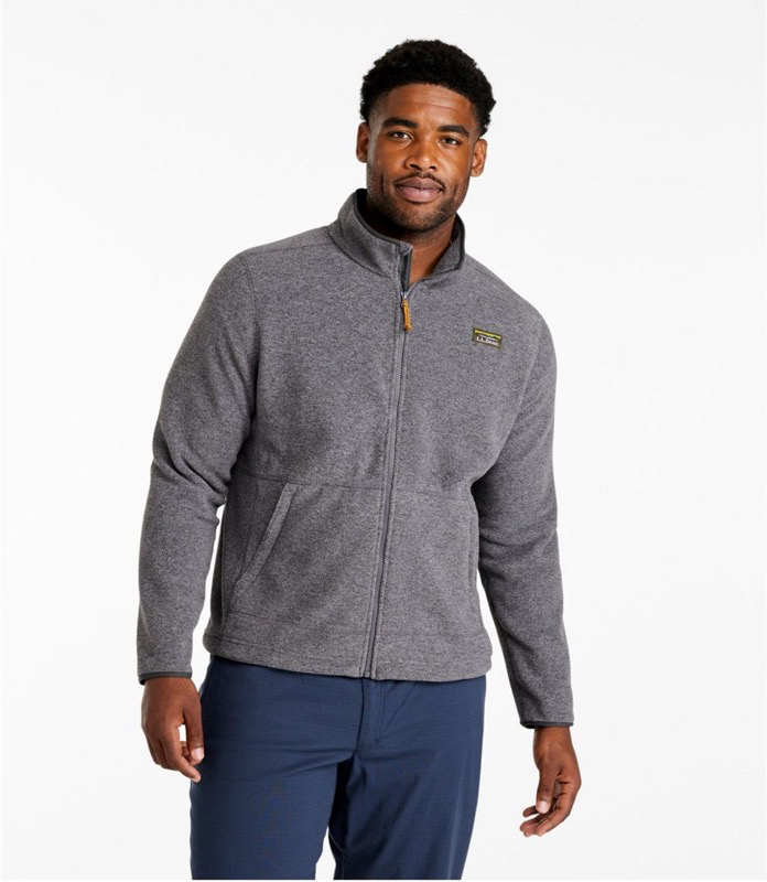 LL Bean Mens Mountain Classic Fleece Jacket - 504674