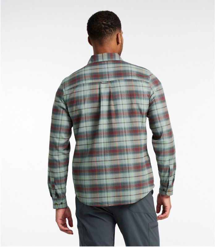 LL Bean Mens Mountainside Brushed Perf Shirt - 523252