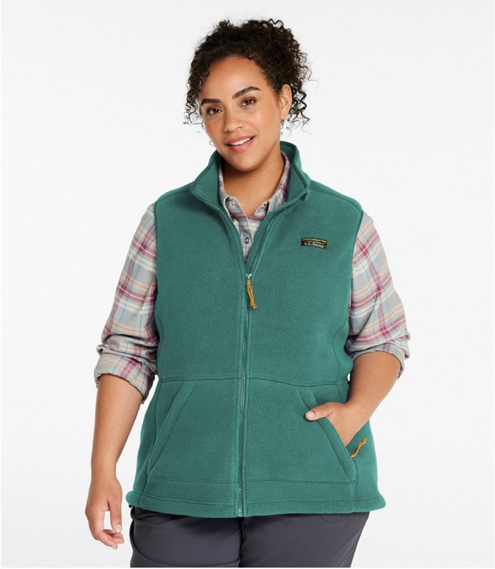 LL Bean Mountain Classic Fleece Vest Women's Plus - 505338