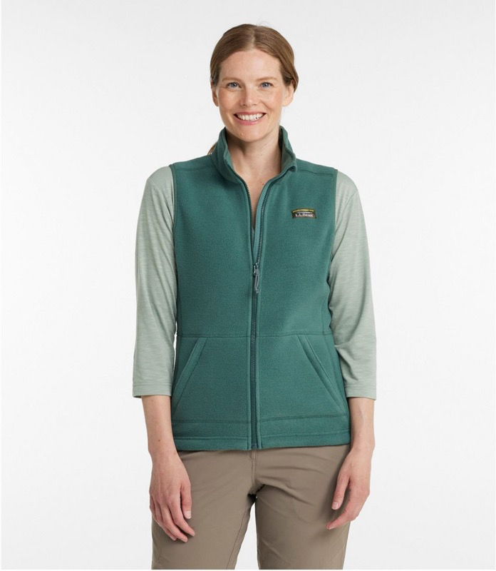 LL Bean Mountain Classic Fleece Vest Women's Regular - 504675