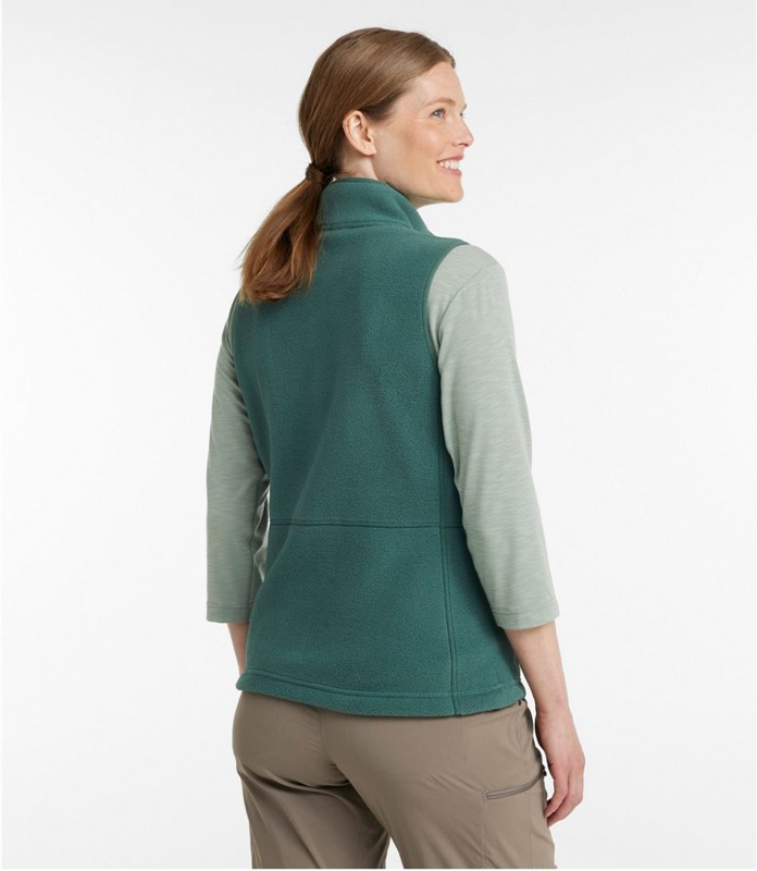 LL Bean Mountain Classic Fleece Vest Women's Regular - 504675