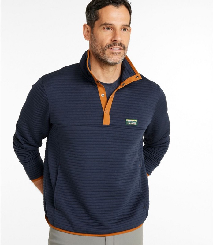 LL Bean Ms Airlight Knit Pullover - 506874