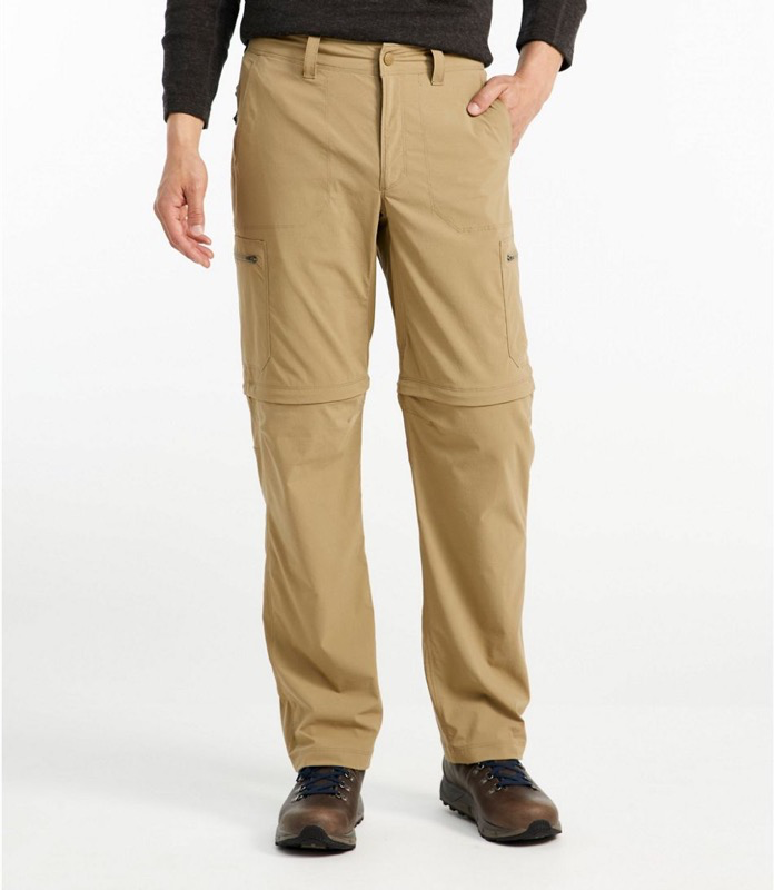 LL Bean Ms Cresta Zip Off Pant - DarkDriftwood - 506423_126