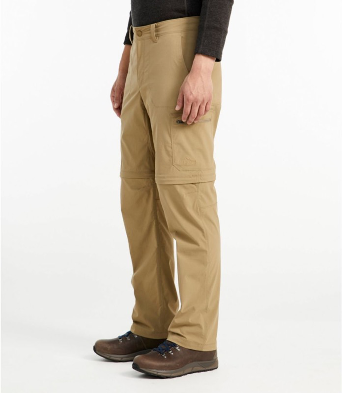 LL Bean Ms Cresta Zip Off Pant - DarkDriftwood - 506423_126