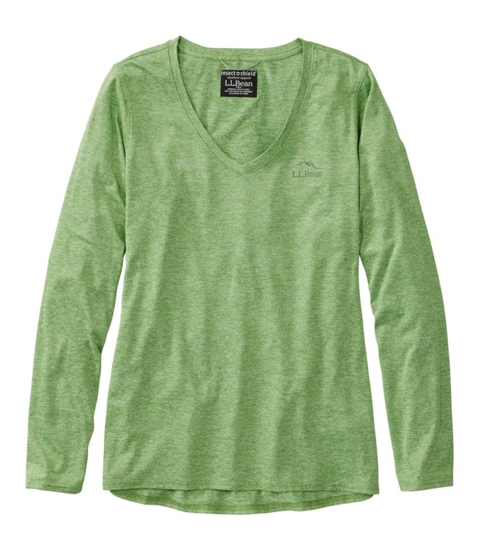LL Bean Wmns Insect Shield Pro Knit Crew - 515891