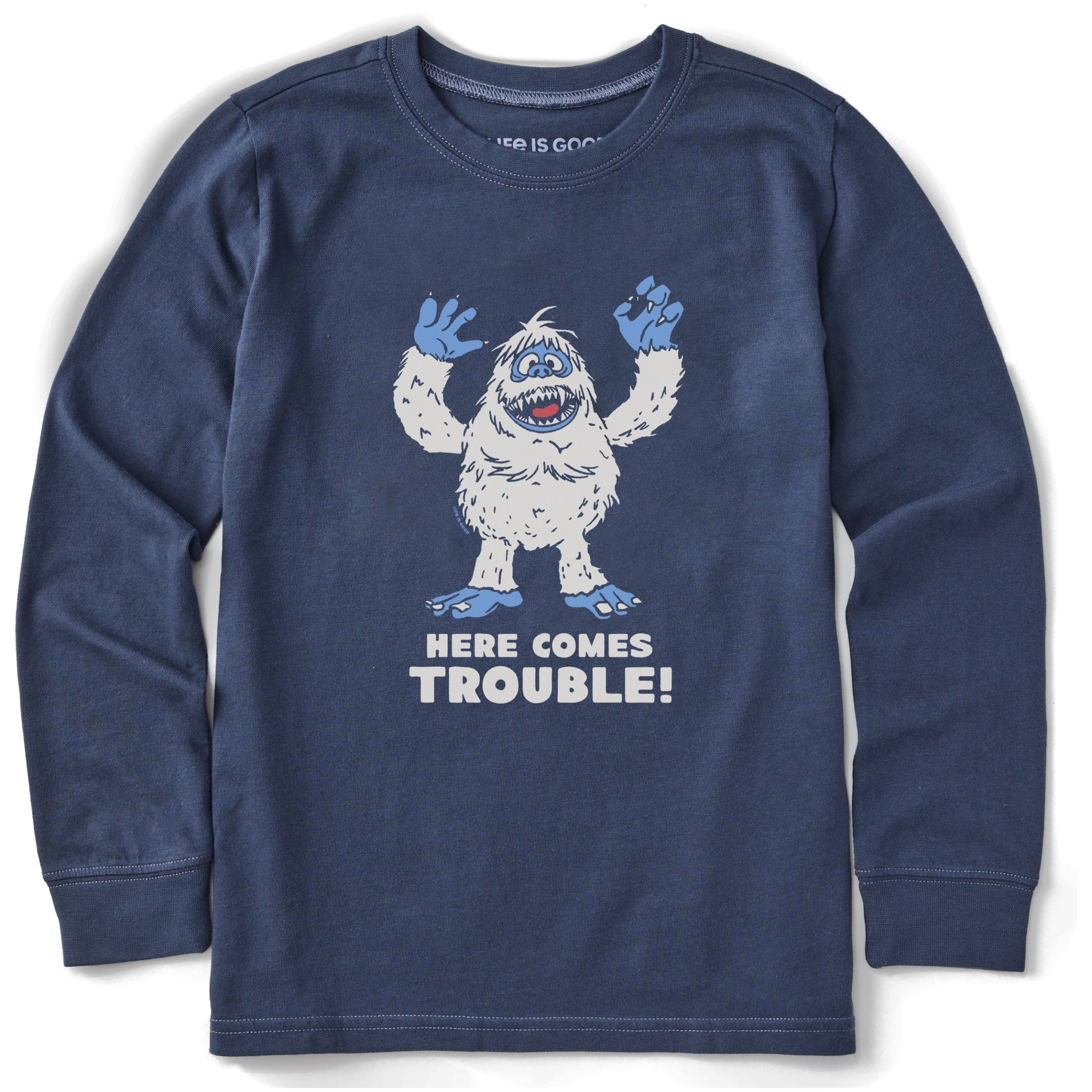 Life is Good 155094 Kids Bumble Here Comes Trouble - Darkest Blue