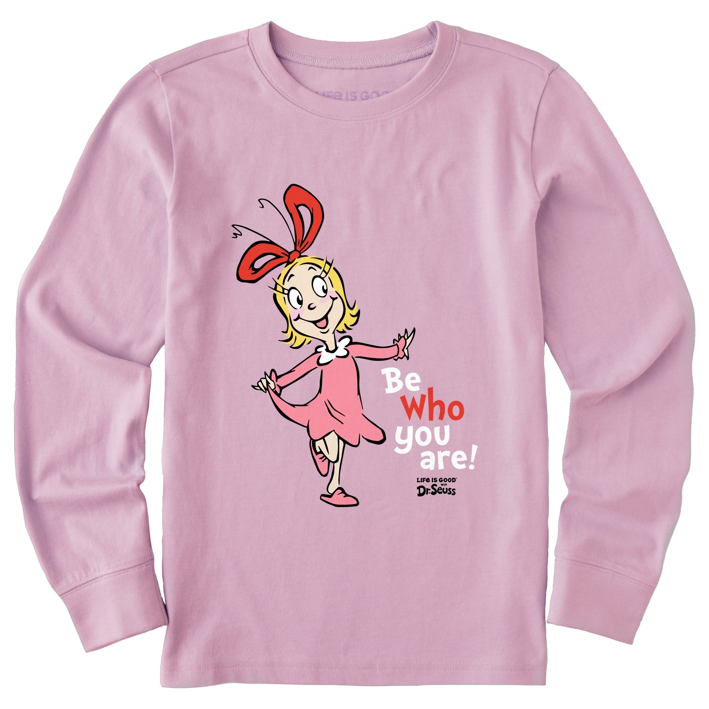 Life is Good 161617 Kids Be Who You Are Cindy Lou - Violet Purple