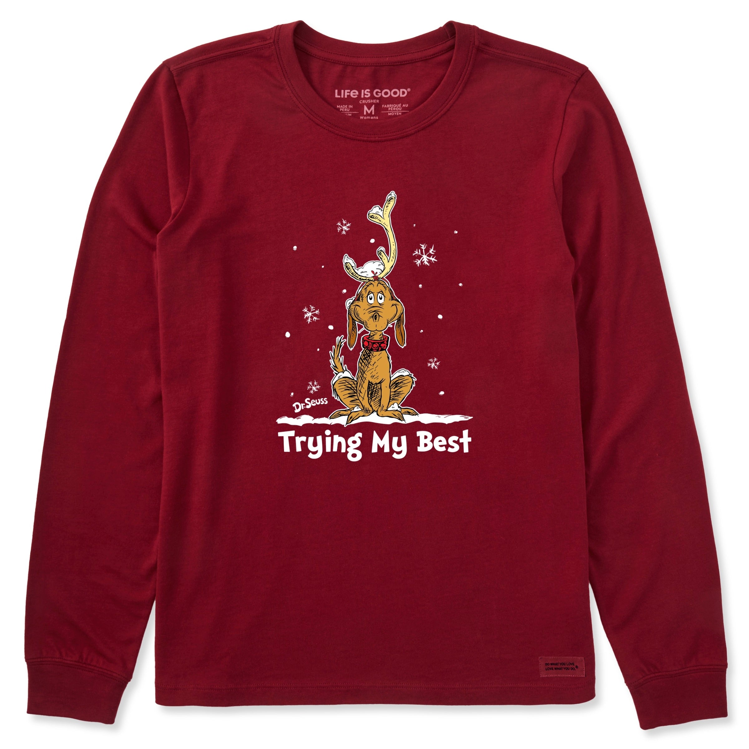 Life is Good 163434 Wmns Trying My Best Max - Adirondack Red