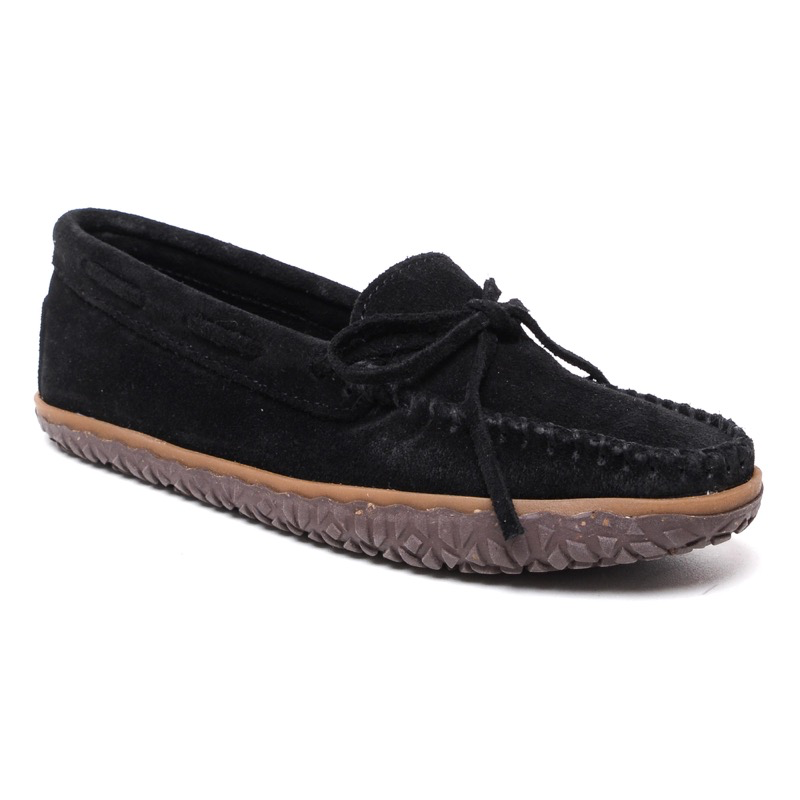 Minnetonka 360A Ws Tie Tread Black