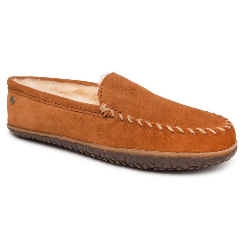 Minnetonka 3702 Men's Sheepskin Tobie