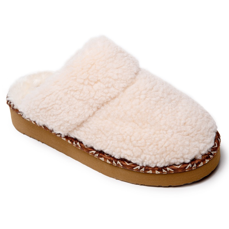 Minnetonka 44842 Women's Cherise Cream Berber