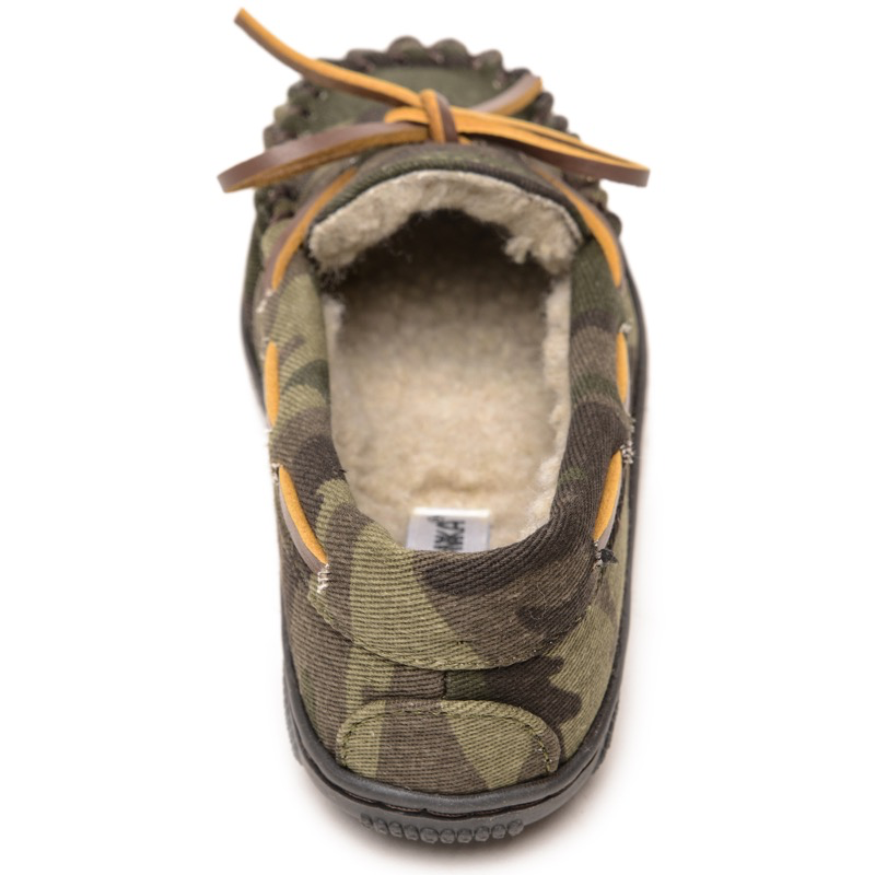 Minnetonka 48530 Kid's Pile Lined Hardsole - Camo